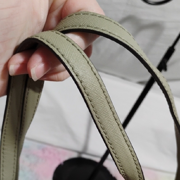 Michael Kors Sullivan Large Saffiano Green Structured Tote Used Once - Picture 14 of 14